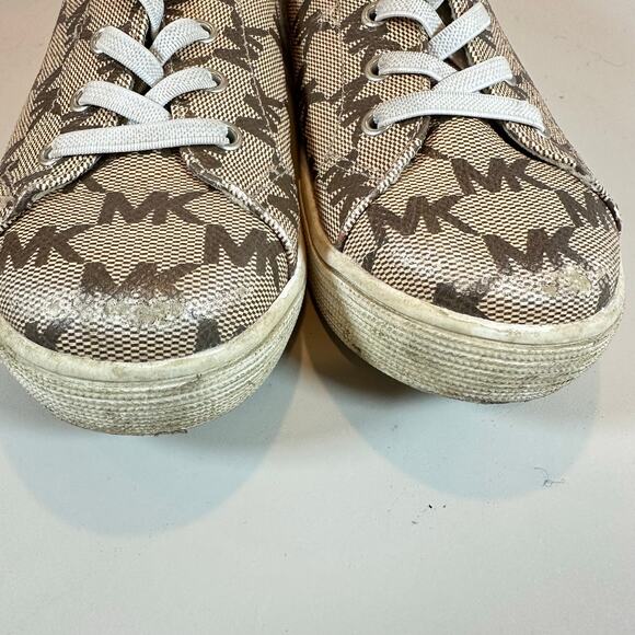 Michael Kors Logo Finola Sneakers Shoes Little Kid Toddler Girls Size 10 - Picture 7 of 10